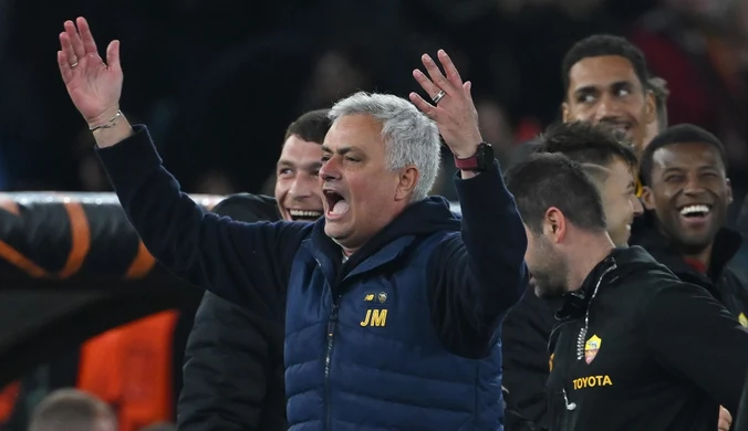 Jose Mourinho wypalił po awansie Romy. W taki sposób odpowiedział na zaczepki