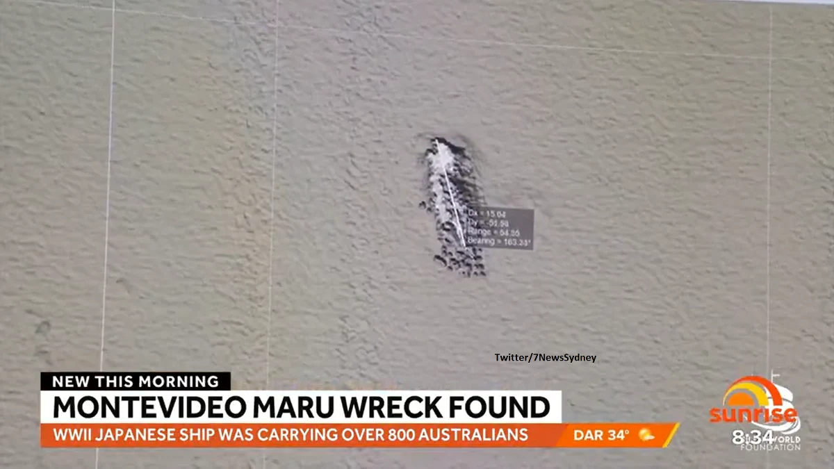 Niedaleko Filipin na Morzu Południowochińskim odnaleziono wrak japońskiego statku handlowego Montevideo Maru. Z jednostką wiążę się tragiczna historia. Na pokładzie Montevideo Maru w 1942 roku zginęło ponad 1000 jeńców wojennych i internowanych cywilów, w tym 864 Australijczyków. 