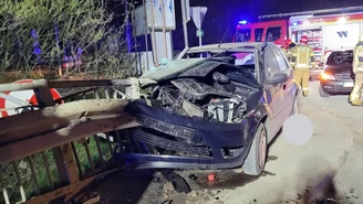 Wypadek na w Węgierskiej Górce. Cztery osoby ciężko ranne