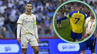 Frustracja Cristiano Ronaldo. Wzburzony Portugalczyk ruszył w kierunku członków sztabu