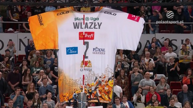 Wzruszające chwile po meczu Trefl Gdańsk - Projekt Warszawa. 