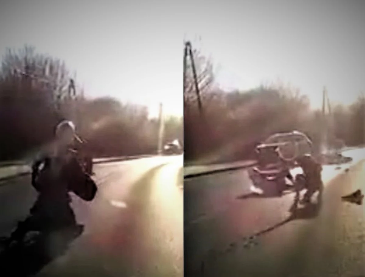 Motocyklista bez uprawnień do jazdy, pędząc agresywnie ulicami Bydgoszczy i wyprzedzając na podwójnej ciągłej, doprowadził do kraksy drogowej. Jego pojazd upadł na jezdnię, kiedy kierujący chciał popisać się jazdą na tylnym kole.