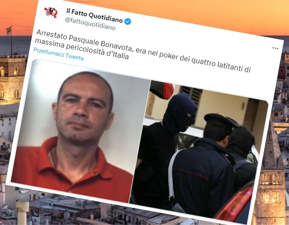Pasquale Bonavota, domniemany szef znanej z brutalności i bezwzględności mafii kalabryjskiej zwanej Ndrangheta, wpadł w ręce włoskiego wymiaru sprawiedliwości. Mafioso został aresztowany w katedrze w Genui - informuje stacja BBC. 