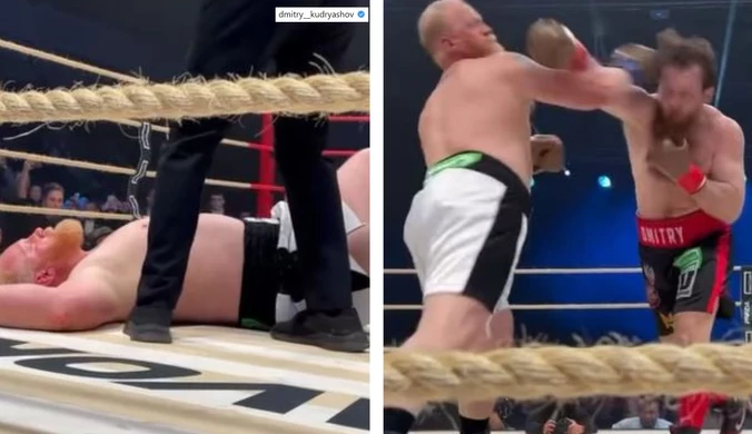 Miażdżący nokaut w walce Rosjanina. Padł jak ścięta kłoda