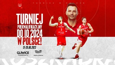 ​Polscy koszykarze o awans na igrzyska w Paryżu powalczą w Gliwicach
