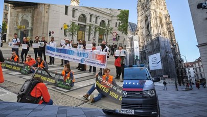 Aktywiści klimatyczni zapowiadają falę protestów. Zablokowali ulice Wiednia