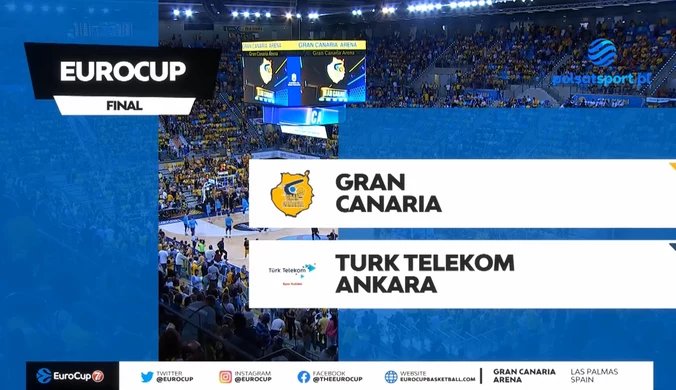 CB Gran Canaria - Turk Telekom Ankara. Skrót meczu. WIDEO