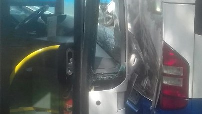 Trzy osoby ranne w zderzeniu autobusów w Krakowie