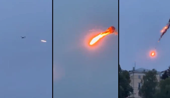 Atak dronów na Kijów. Dziesiątki wystrzałów i serie z karabinów maszynowych