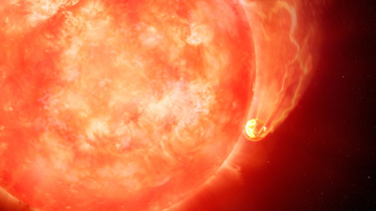 Z pomocą International Gemini Observatory naukowcy po raz pierwszy zaobserwowali, jak umierająca gwiazda pochłania okrążającą ją planetę. Podobny los czeka kiedyś Ziemię.