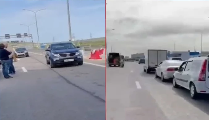 Rosjanie zamknęli Most Krymski. Kierowcy zawracani