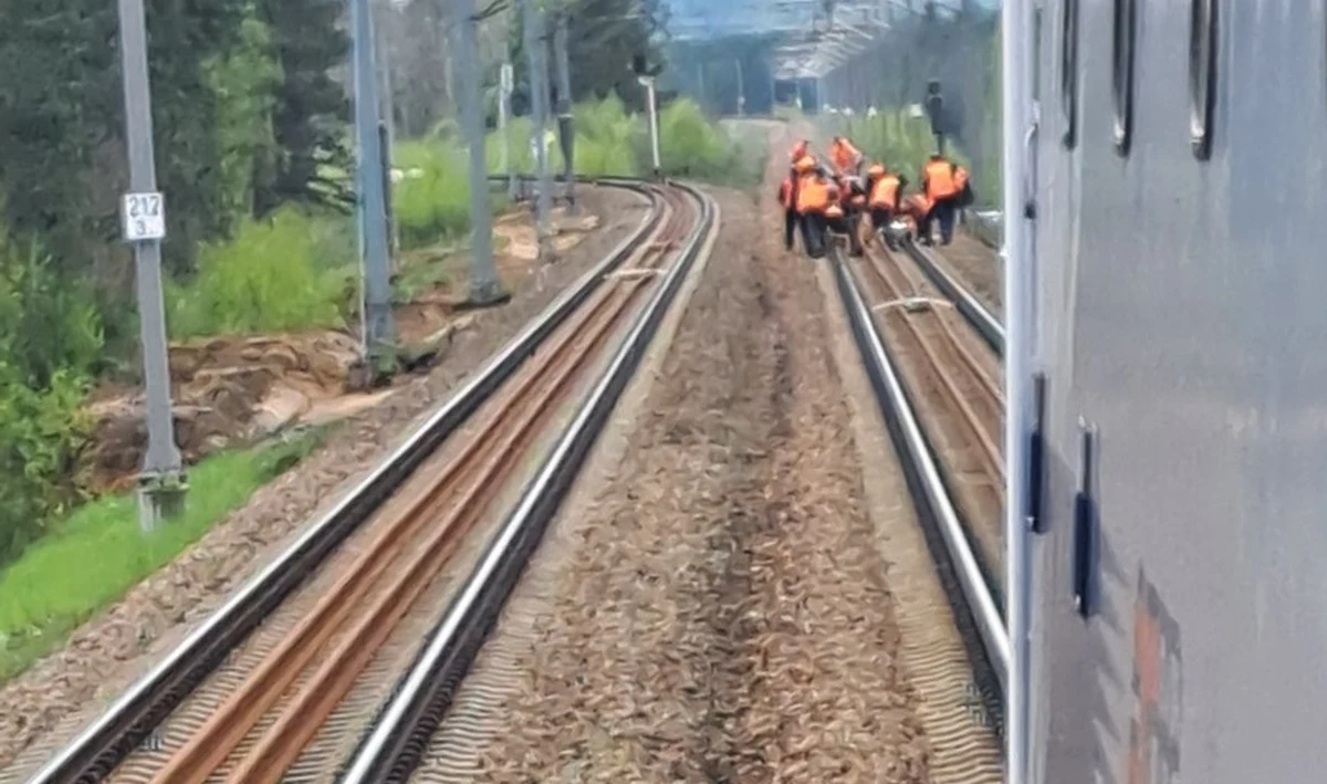 O krok od tragedii na torach w Śląskiem na centralnej magistrali kolejowej niedaleko Góry Włodawskiej. Pociąg relacji Warszawa - Praga musiał gwałtownie hamować, bo na jego torze pojawili się robotnicy prowadzący prace remontowe. Informację o incydencie dostaliśmy na Gorącą Linię RMF FM.