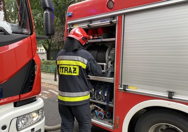 Duży pożar w Krakowie