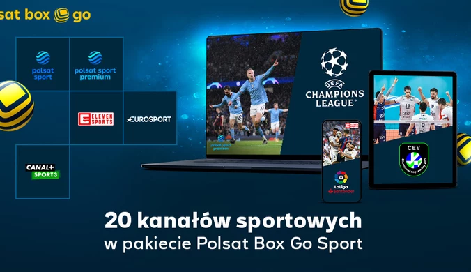 Wydarzenia sportowe maja w Polsat Box Go