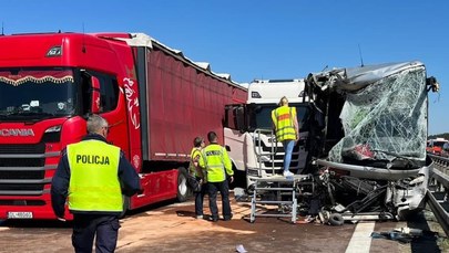 Wypadek polskiego autobusu w Niemczech. 53 osoby poszkodowane