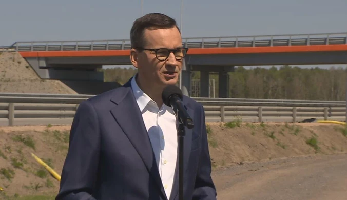 Premier na otwarciu autostrady A1. "W 4,5 godziny od Bałtyku do Czech"