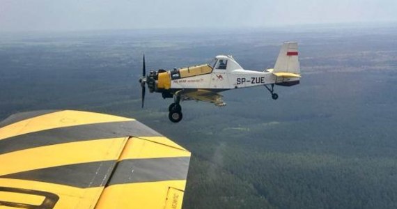 Samoloty gaśnicze z Regionalnej Dyrekcji Lasów Państwowych w Olsztynie uczestniczyły w gaszeniu rozległego pożaru lasu i wrzosowiska na terenie Nadleśnictwa Drygały (RDLP Białystok). To teren poligonu wojskowego koło Orzysza. W drodze do pożaru piloci zauważyli też rozwijający się pożar młodnika niedaleko Pisza.