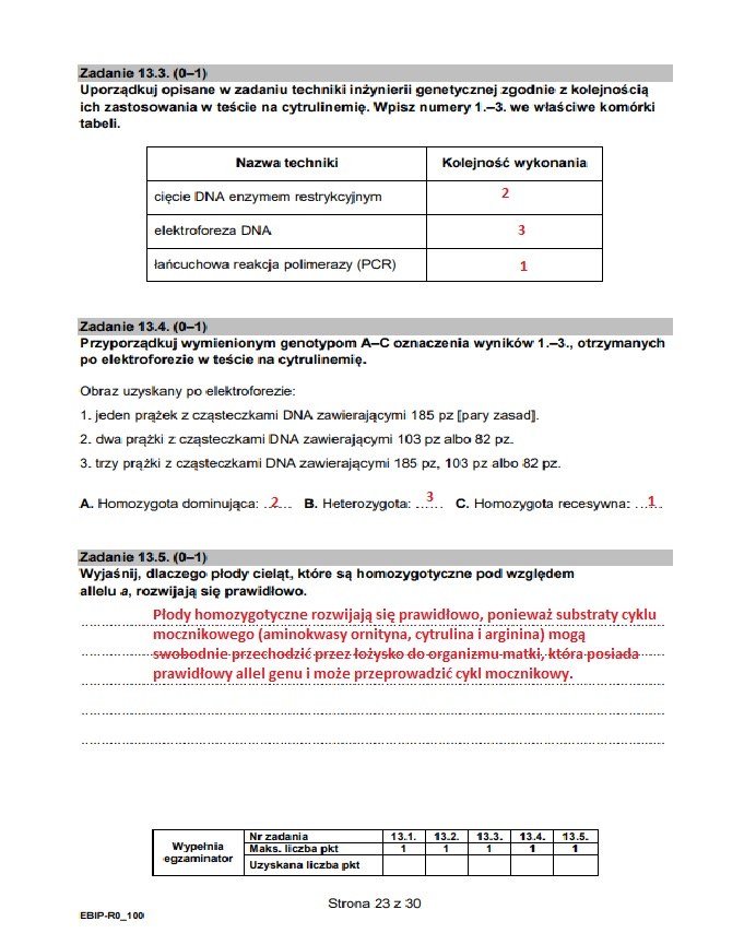 Matura 2023 Z Biologii. Arkusz CKE I Rozwiązania, Formuła 2015 ...