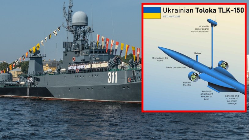 Siły Zbrojne Ukrainy mają już do dyspozycji najnowsze i najbardziej zaawansowane drony morskie o nazwie Toloka TLK-150. Niebawem zostaną użyte do niszczenia okrętów rosyjskiej Floty Czarnomorskiej.