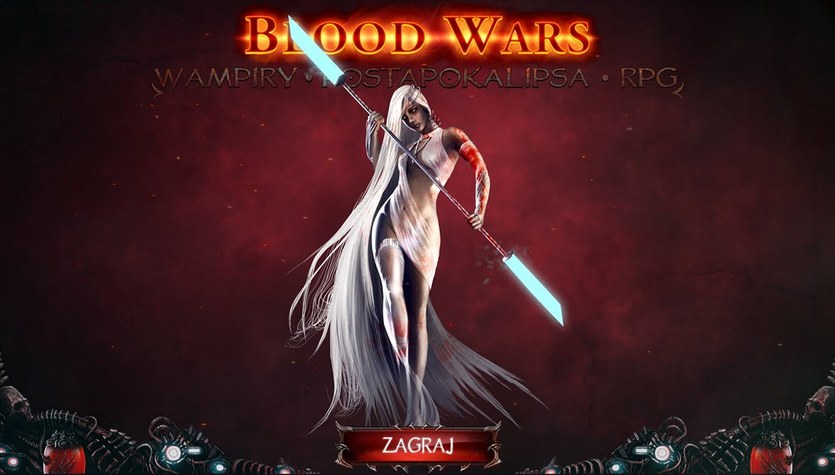 Gra online za darmo Blood Wars - Wojny Krwi to gra online RPG osadzona w mrocznym świecie wampirów i wilkołaków. Na początku tworzysz swoją postać, wybierając rasę (wampir lub wilkołak) oraz profesję (wojownik, mag, łowca). Gra oferuje walki zarówno z potworami, jak i innymi graczami, które odbywają się w systemie turowym.
