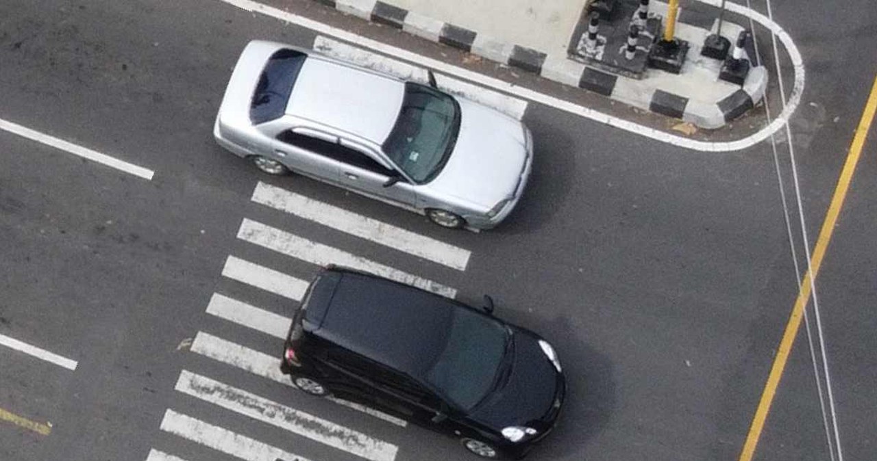 Wyprzedziłem na przejściu dla pieszych radiowóz. Pojechałem dalej i nic