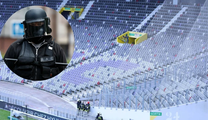 Francja w lęku. Mecz opóźniony, musiały wkroczyć służby