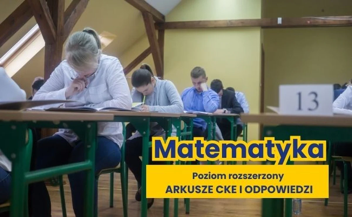 Maturzyści pisali dziś nieobowiązkowy egzamin z matematyki na poziomie rozszerzonym. Publikujemy arkusze w Formule 2023 i Formule 2015 opublikowane przez Centralną Komisję Egzaminacyjną. Mamy też dla was propozycje rozwiązań zadań z arkuszy. Będziemy mieli dla Was także rozwiązania.