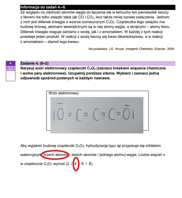 Matura 2023 z chemii, poziom rozszerzony, arkusz CKE i odpowiedzi 