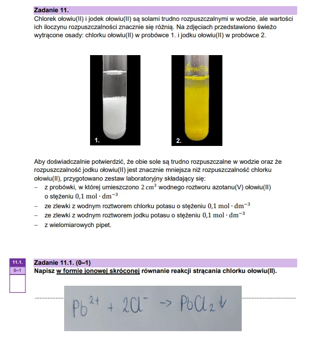  Matura 2023 z chemii, poziom rozszerzony, arkusz CKE i odpowiedzi 