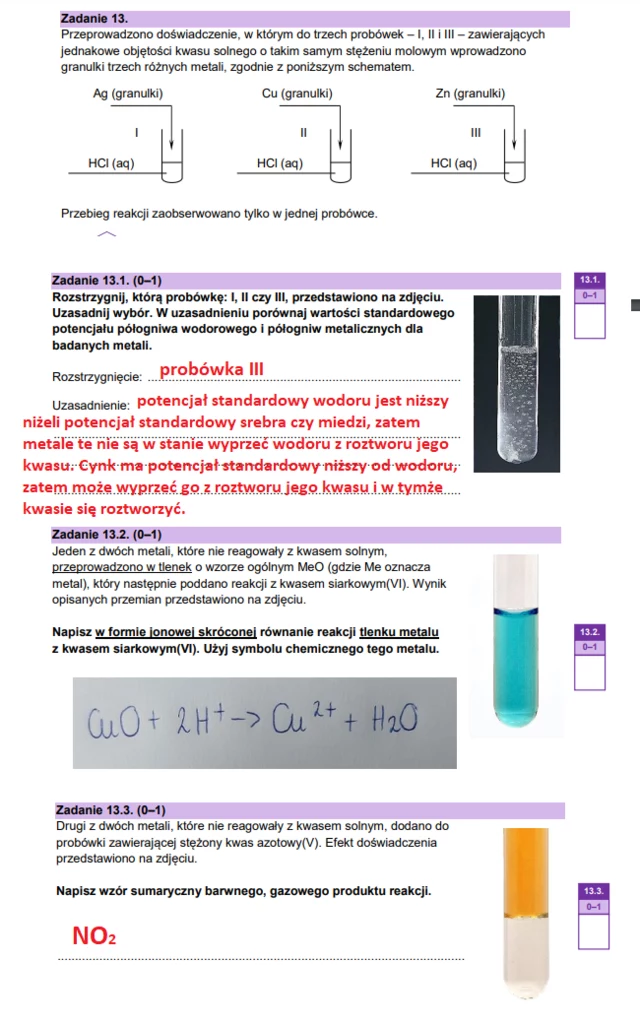 Matura 2023 z chemii, poziom rozszerzony, arkusz CKE i odpowiedzi 