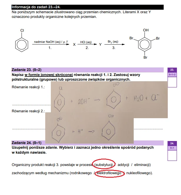 Matura 2023 z chemii, poziom rozszerzony, arkusz CKE i odpowiedzi 