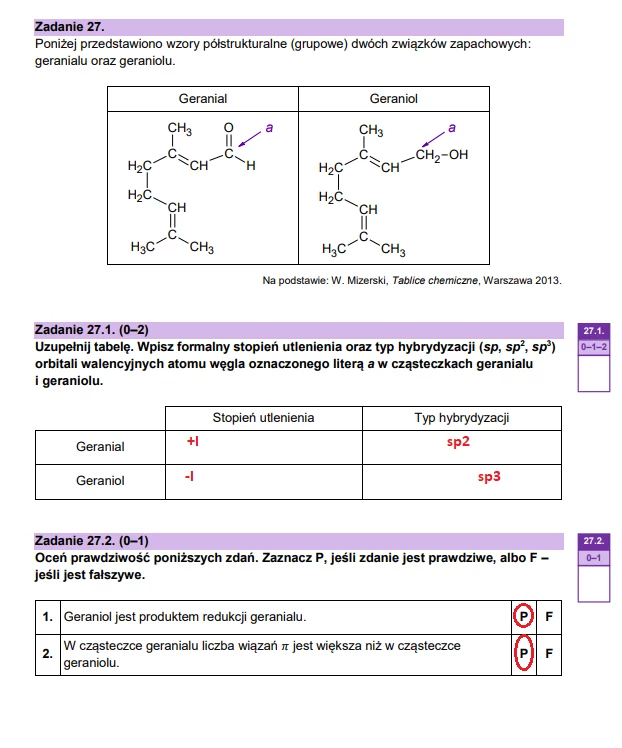  Matura 2023 z chemii, poziom rozszerzony, arkusz CKE i odpowiedzi 