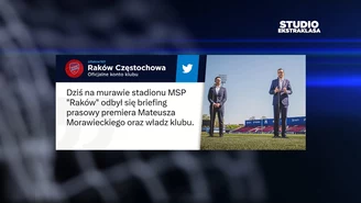 Studio Ekstraklasa. Raków będzie miał nowy stadion? „Sukces nagrodzony przez premiera”. WIDEO