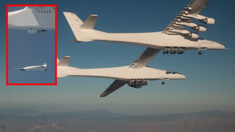 Stratolaunch lub jak kto woli, The Roc, czyli największy samolot świata, pod względem rozpiętości skrzydeł, powrócił w przestworza i niebawem będzie wyrzutnią dla hipersonicznych pojazdów jądrowych.