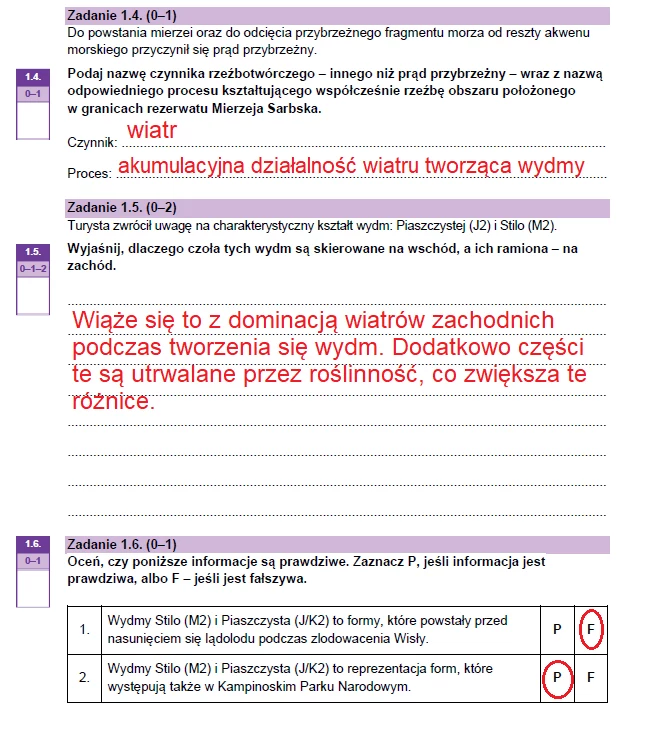 Matura 2023: Geografia odpowiedzi 