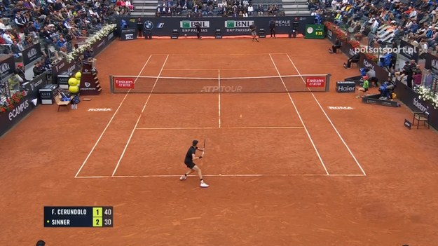 Jannik Sinner - Francisco Cerundolo 1:2. Skrót meczu w ramach turnieju ATP w Rzymie.

W tekście zawarto link serwisu partnerskiego