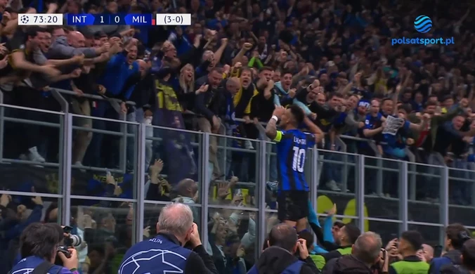 Lautaro Martinez w półfinale Ligi Mistrzów. WIDEO