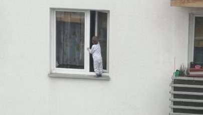 Trzylatek chodził po parapecie. Groźny incydent w Kielcach
