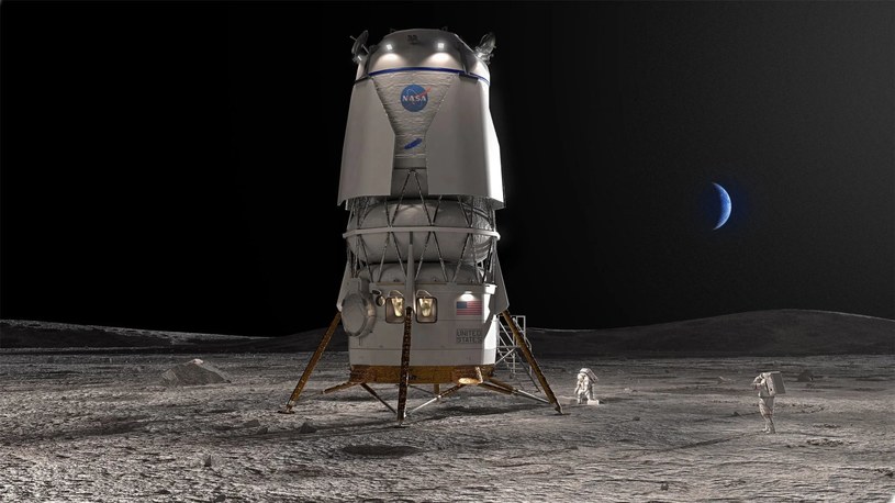Od jakiegoś czasu spekulowało się, że firma Jeffa Bezosa, założyciela Amazonu, dostanie kontrakt na budowę lądownika, którym astronauci wylądują na Księżycu. Teraz to stało się faktem.