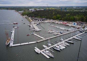 Port jachtowy w Górkach Zachodnich po remoncie może przyjąć 180 jednostek