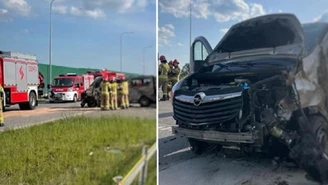 Wypadek na A1: Nie żyją dwie osoby, kolejne dwie są w ciężkim stanie