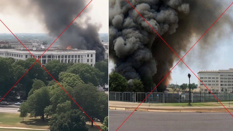 W mediach społecznościowych pojawiły się szokujące zdjęcia, na których uwieczniono moment eksplozji w Białym Domu i Pentagonie. Szybko odkryto, że to grafiki wygenerowane przez technologie sztucznej inteligencji na potrzeby rosyjskiej propagandy.