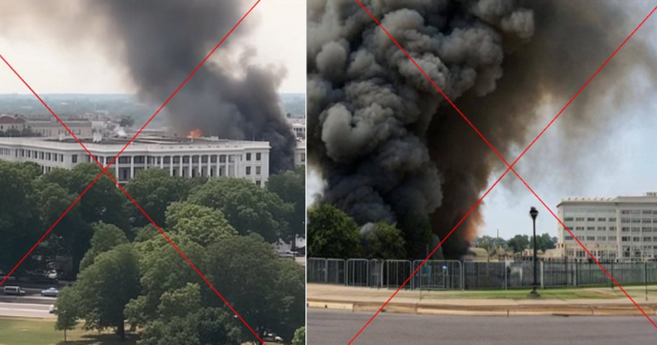 W mediach społecznościowych pojawiły się szokujące zdjęcia, na których uwieczniono moment eksplozji w Białym Domu i Pentagonie. Szybko odkryto, że to grafiki wygenerowane przez technologie sztucznej inteligencji na potrzeby rosyjskiej propagandy.
