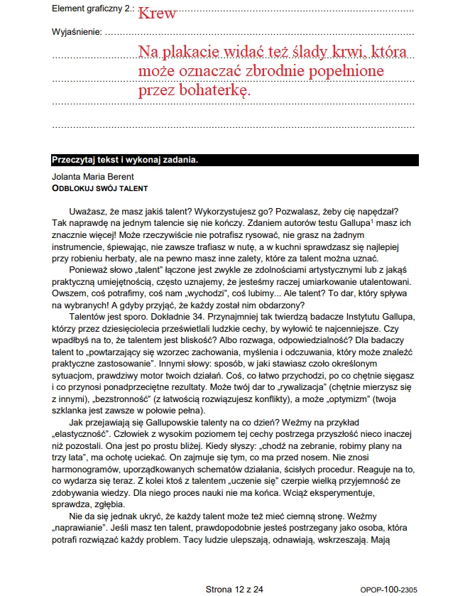 Egzamin ósmoklasisty 2023 z polskiego: arkusz CKE i odpowiedzi 