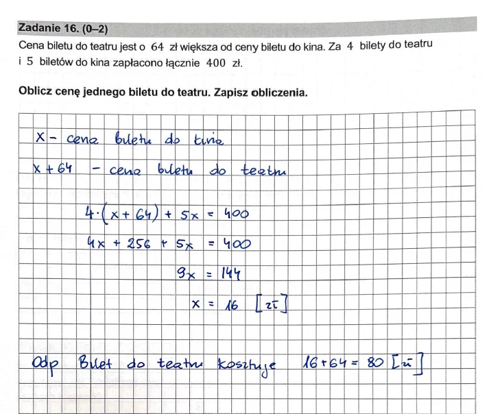 Egzamin ósmoklasisty 2023: Matematyka, arkusz CKE i odpowiedzi 