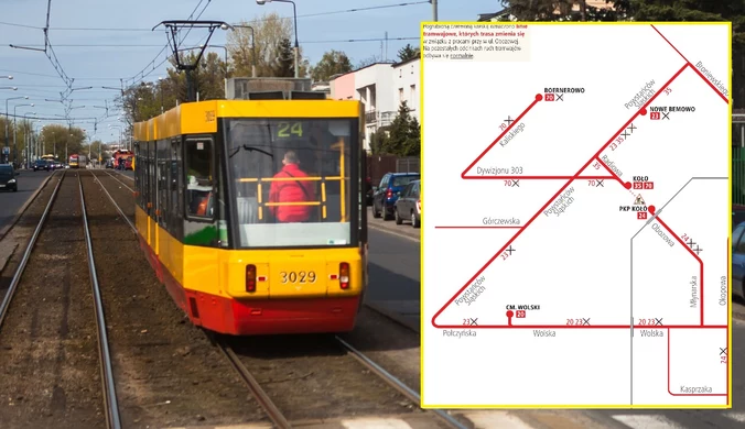 Warszawa: Tramwaje zmienią trasy. Rusza nowy remont