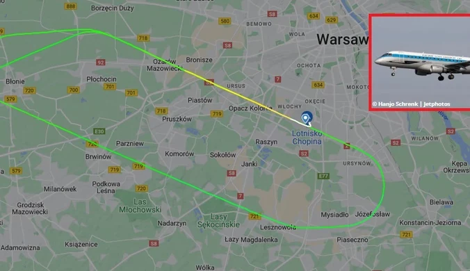 Groźny incydent na lotnisku w Warszawie. Pilot przerwał lądowanie