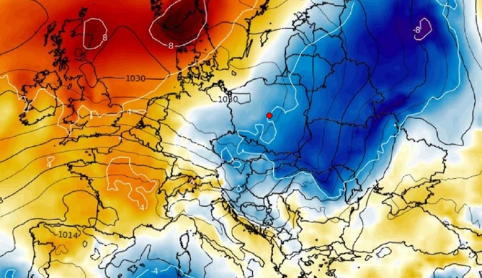 Podzieli Europę na pół. Antycyklon Vera coraz bliżej Polski