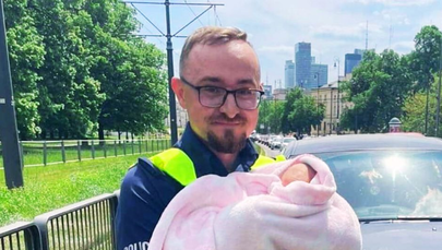 Policjant uratował 11-dniowe dziecko 