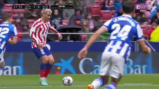 Skrót meczu  Atletico Madryt - Real Sociedad 2-1. 

Bramki: 37. Griezmann (de Paul), 73. Molina (Griezmann) – 89. Sörloth
